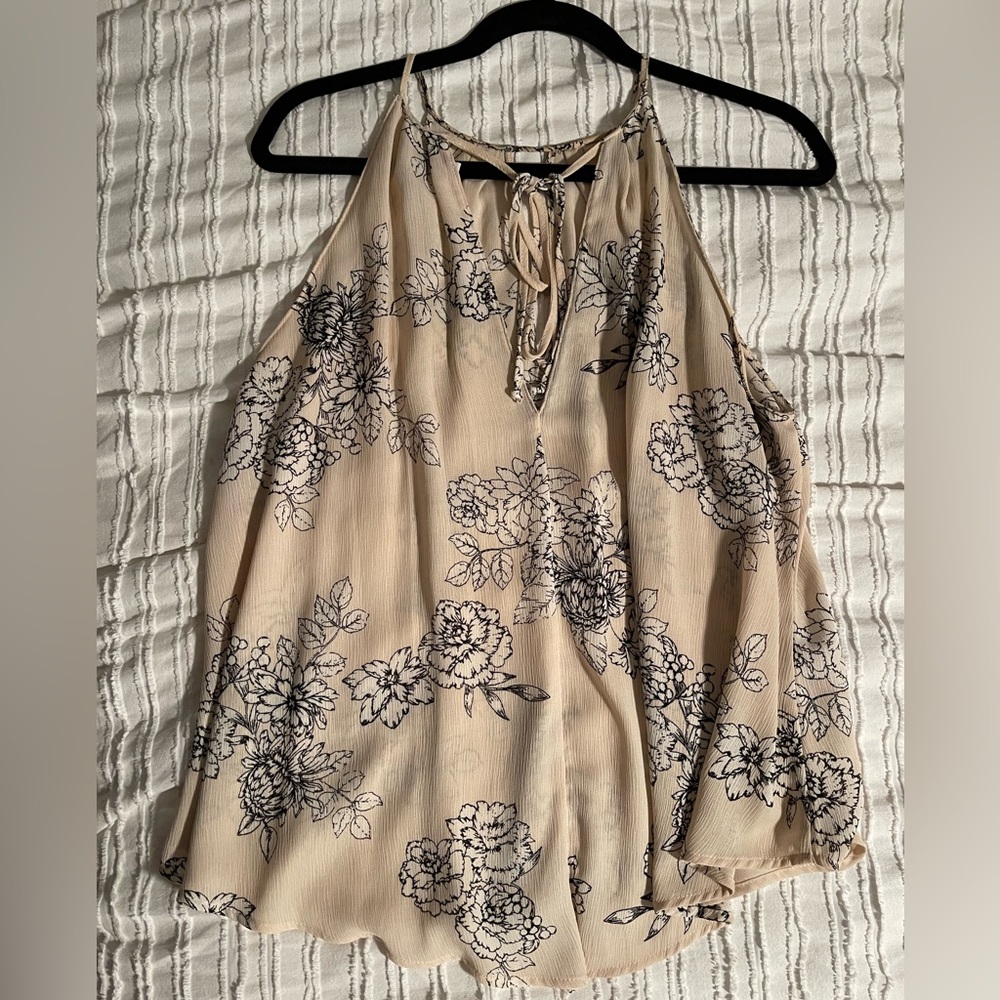 Floral print blouse